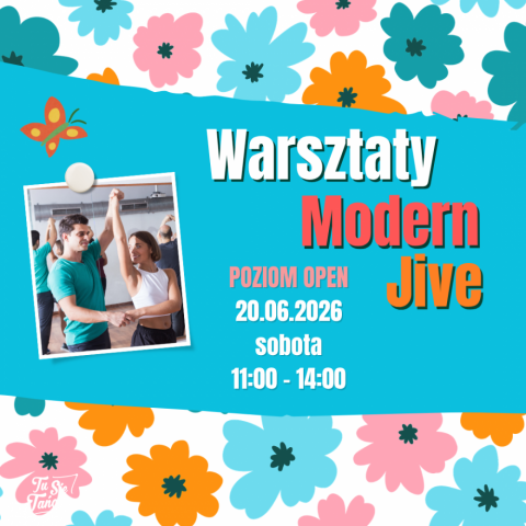 Odwołane warsztaty Modern Jive z Beata Wójcicką poziom <span class=