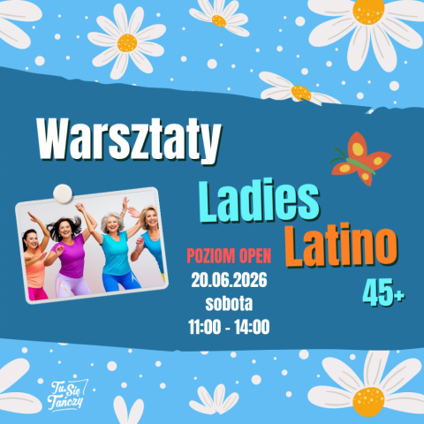 Warsztaty Ladies Latino 45+ z Beatą Wójcicką poziom <span class=