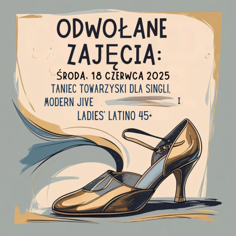 Odwołane zajęcia 18.06.2025