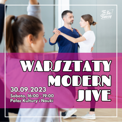 Warsztay MODERN JIVE z Beatą Wójcicką 30.09.2023