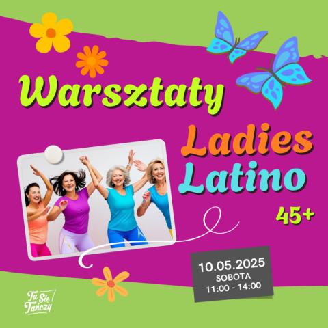 Warsztay Ladies latino 45+ poziom <span class=