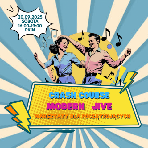 CRASH COURSE Modern Jive – warsztaty dla początkujących z Beatą Wójcicką  