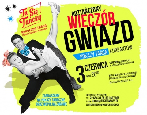 Zapraszamy na Roztańczony Wieczór Gwiazd!