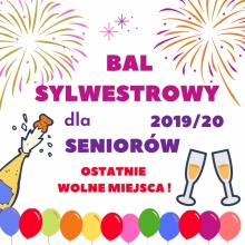 Bal Sylwestrowy dla SENIORÓW ostatnie wolne miejsca 