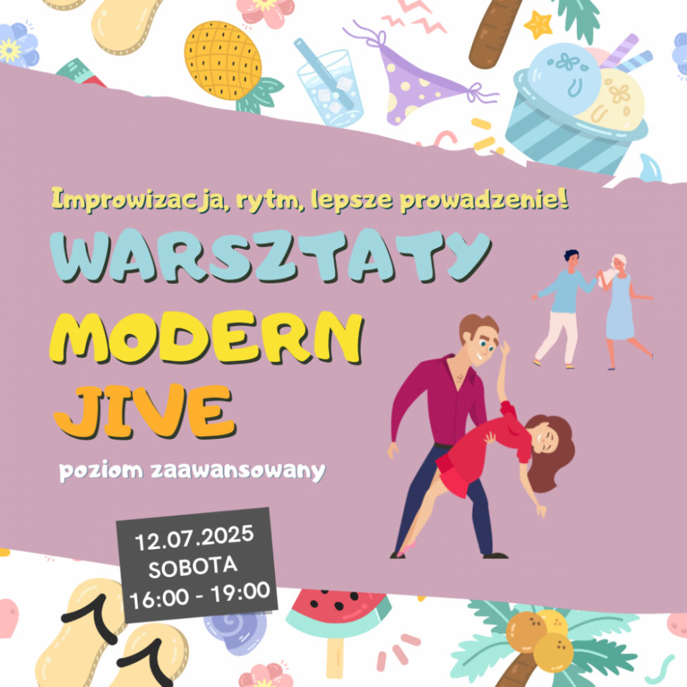 Warsztaty Modern Jive z Beatą Wójcicką - poziom ZAAWANSOWANY