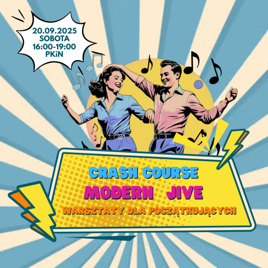 CRASH COURSE Modern Jive – warsztaty dla początkujących z Beatą Wójcicką